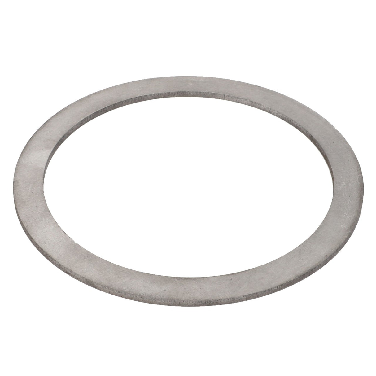 A flat, circular metal ring gasket with a wide outer edge and a large central hole, identified as the AGCO | Adjusting Washer - Acp0369210 by brand AGCO, positioned against a white background. No current product description available.