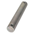 The AGCO | Link Pin - Acp0001470 is a robust cylindrical metal rod with precision-drilled holes near each end.