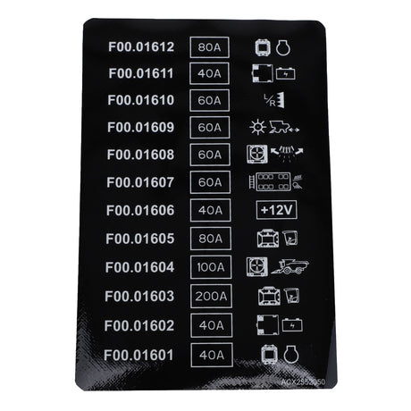AGCO | Decal - Acx2552050 - Farming Parts
