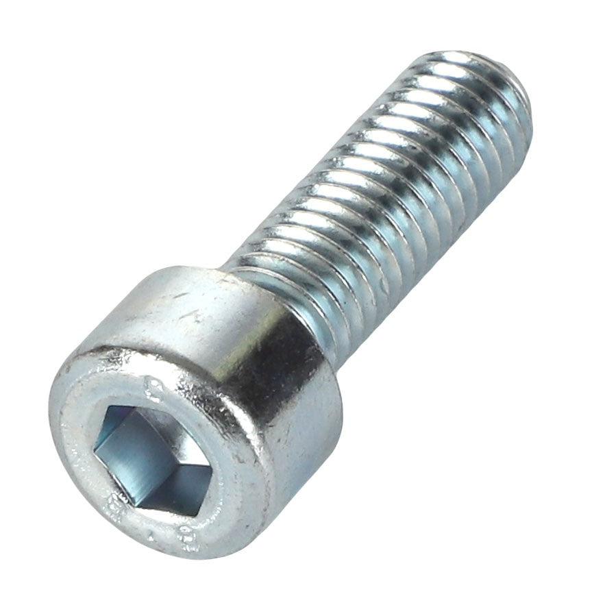 A metal hex socket head cap screw, identified as AGCO | SCREW - AL5004062, shown from an angled top view, displaying its threaded shaft and cylindrical head. The product is made by the brand AGCO. No current product description information is available.
