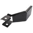 There is no current product description available, but the AGCO | Cowl - Acw011485A from AGCO is a black metal bracket featuring two mounting holes and a slanted design.