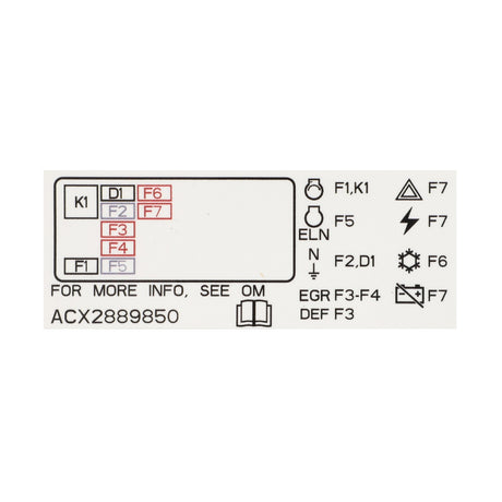 AGCO | Decal - Acx2889850 - Farming Parts