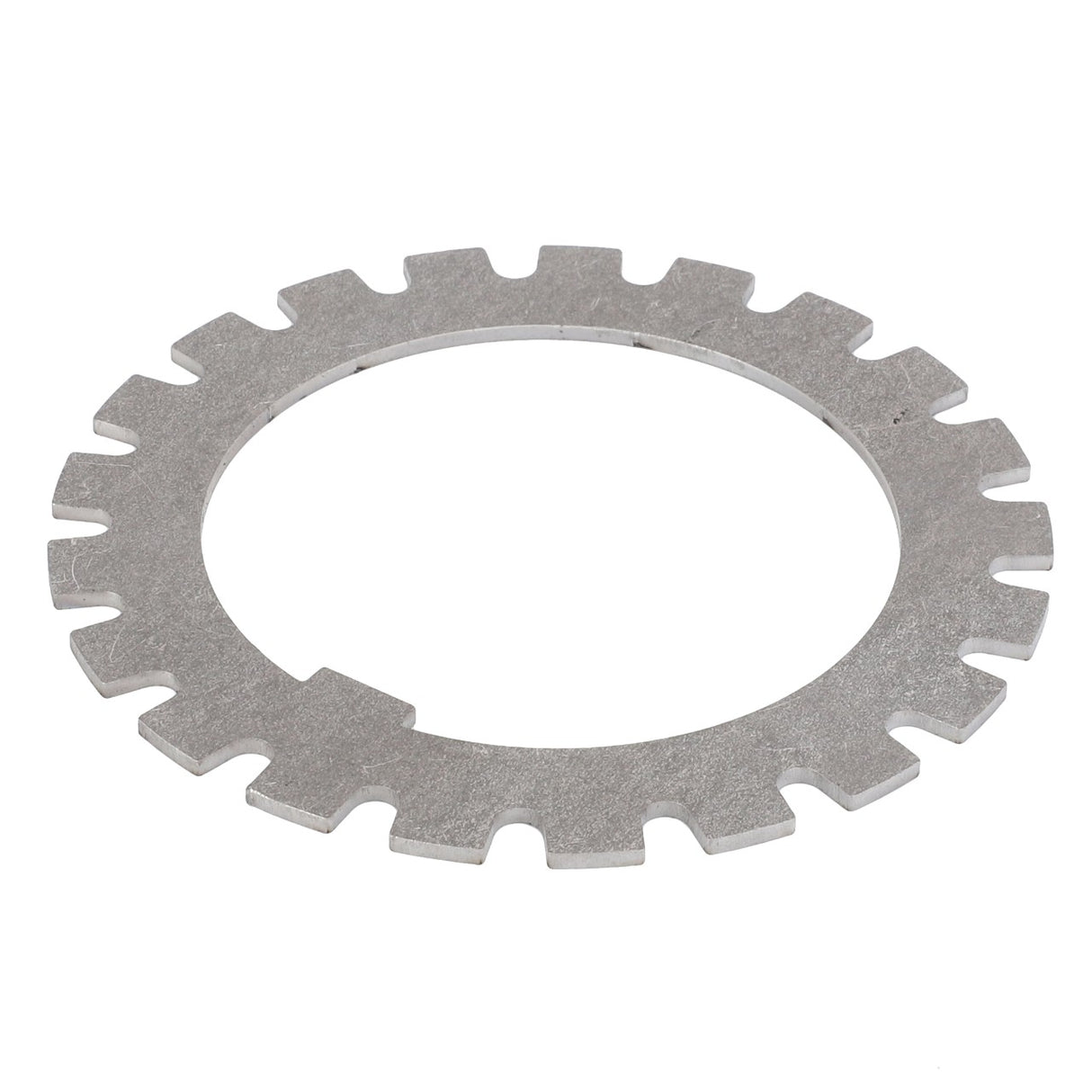 Product Description: Presenting the AGCO | Tooth Washer - La300129763, a round metal gear featuring multiple teeth and a smooth inner hole, expertly designed for mechanical applications.