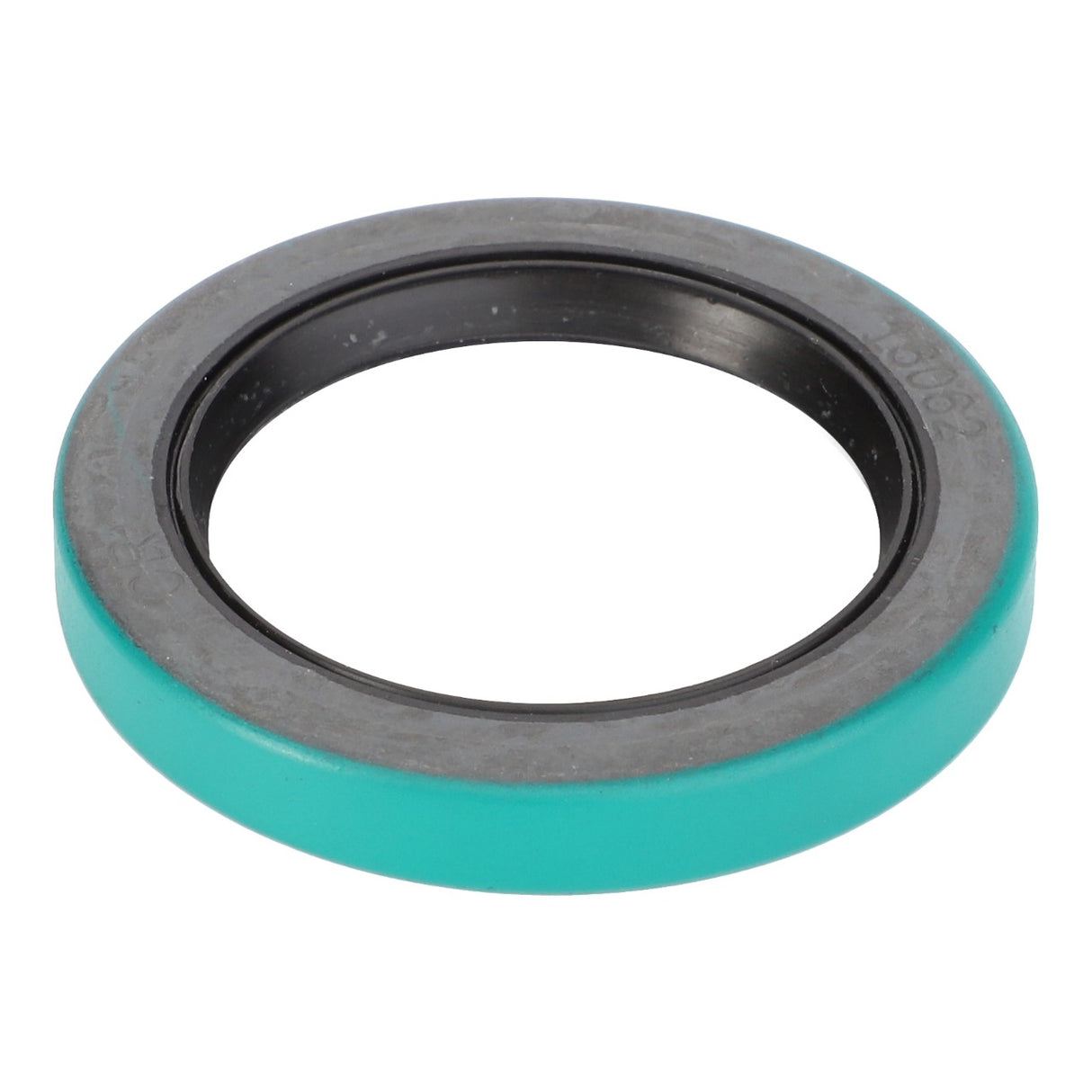 The AGCO | Lip Seal - 8044778 is a green and black circular metal washer with an inner hole, typically used as a seal in mechanical applications. No current product description is available for this item.