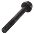 A close-up image of the AGCO Hexagon Flange Bolt - Acw0775890, featuring its black threaded end and washer head.