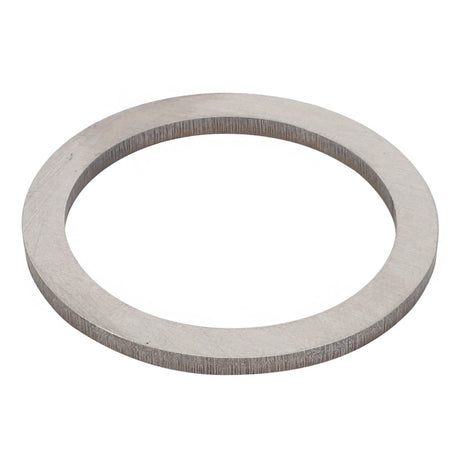 Circular metal washer with a hole in the center, shown on a white background, compatible with Massey Ferguson models: AGCO | Shim - 3763015M1 by AGCO.