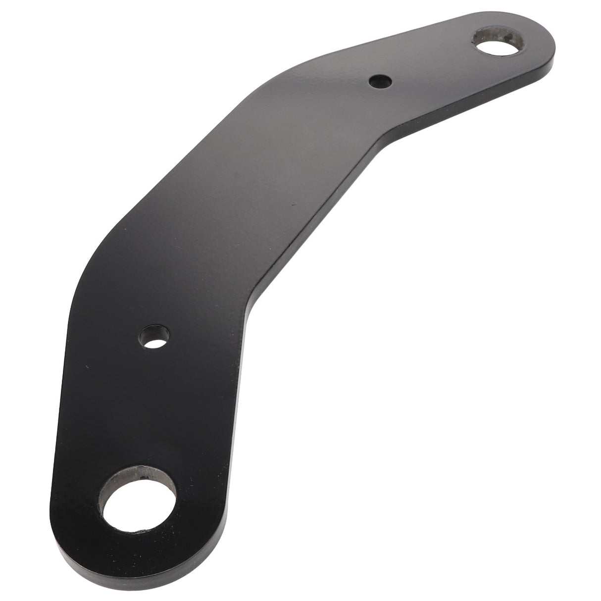 The AGCO | LINK - AL246604 by AGCO is a metallic, black, irregularly shaped bracket with three holes of varying sizes. No current product description information available.