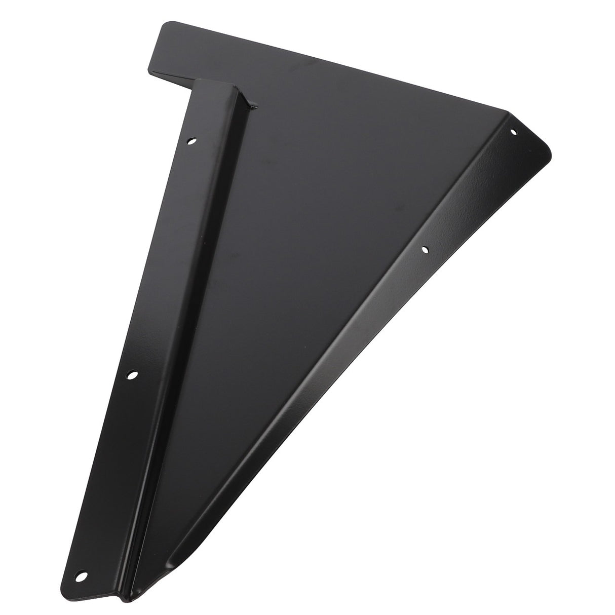 The AGCO | Bib - Acw010539A by AGCO is a black, triangular metal bracket with multiple holes for mounting; no current product description available.