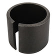 A black cylindrical metal object with a cut-out section, resembling a bushing or spacer. This item is the AGCO | Bush - Acw1043900 from the brand AGCO. No further product description information is available at this time.