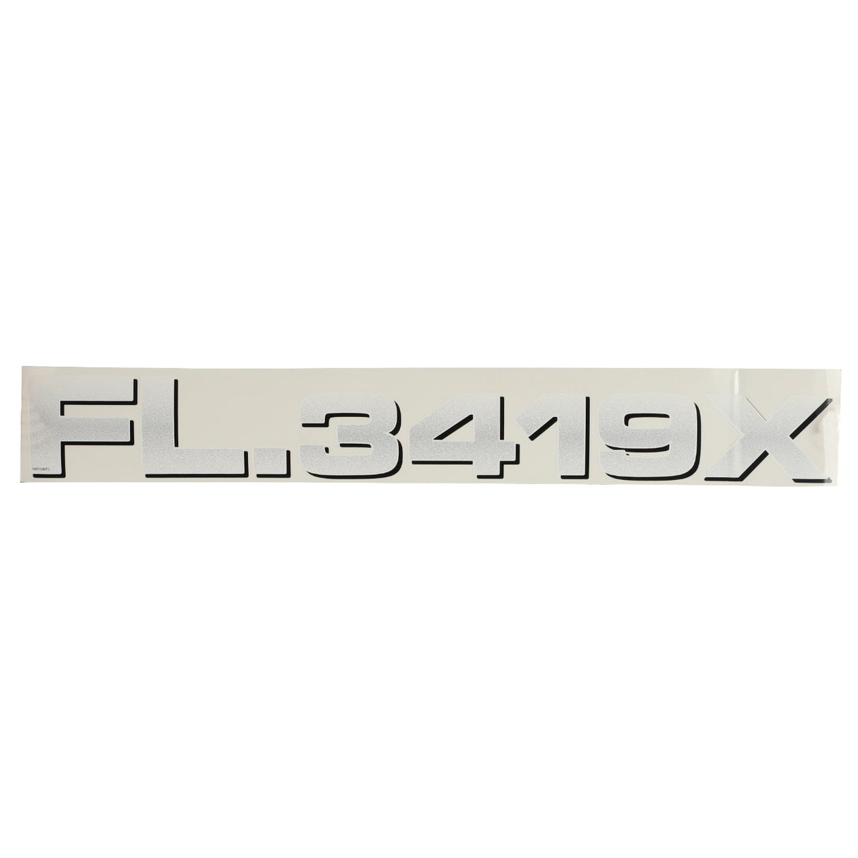 Product Name: AGCO | Decal, Model - Acp0352080
Brand Name: AGCO
Description: The decal bears the text "FL.3419X" prominently in bold, white letters set against a translucent background.