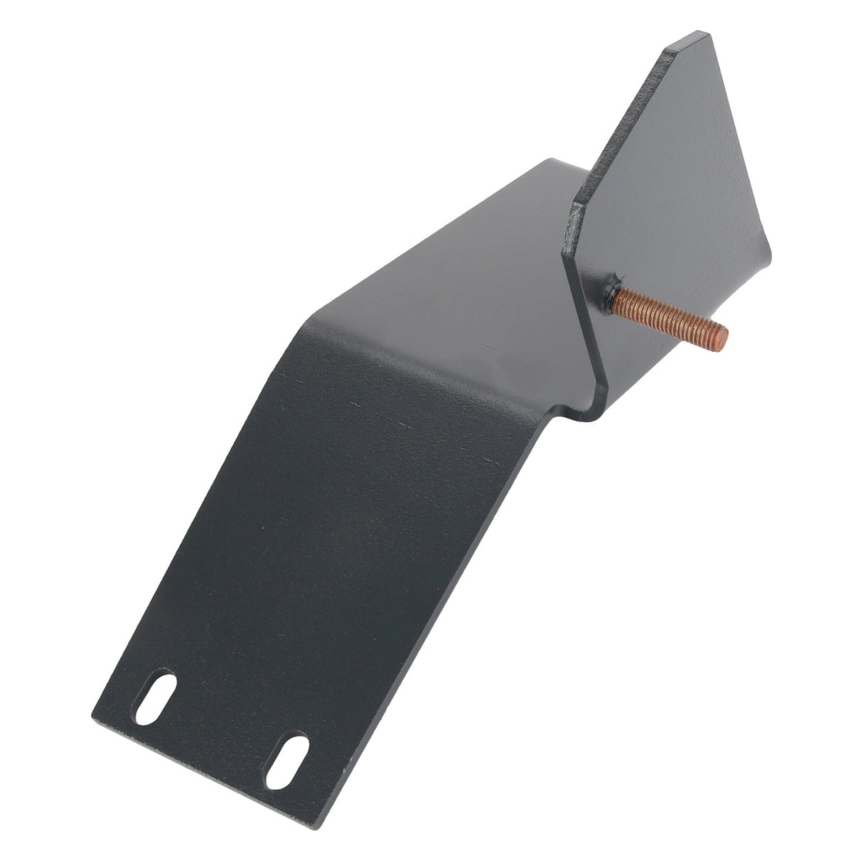 The AGCO | RIGHT HAND BRACKET - AL5211256 is available, featuring a metal structure with two holes at one end and a screw fixture at the other; however, detailed product description information is currently unavailable.