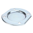 The AGCO | Cap - 883620M1 is a round metallic plate with four equally spaced holes around the perimeter, making it ideal for MF 4WD applications.