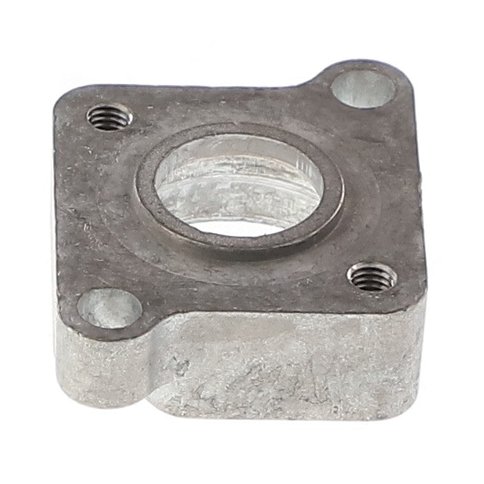 The AGCO | CONTROL - AL521551 is a square metal component featuring a round central hole and three smaller holes located at each corner; however, product description details are currently not available.