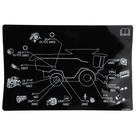 AGCO | Decal, Grease - Acw7088480 - Farming Parts