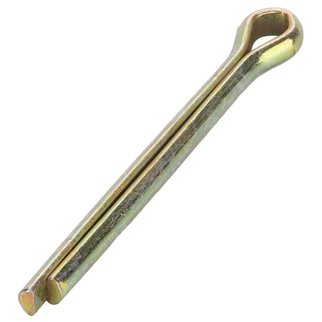 Product: AGCO PIN - D41415200 - A metal cotter pin from the AGCO brand, featuring a looped head and two prongs at the opposite end. Additional product description information is not currently available.