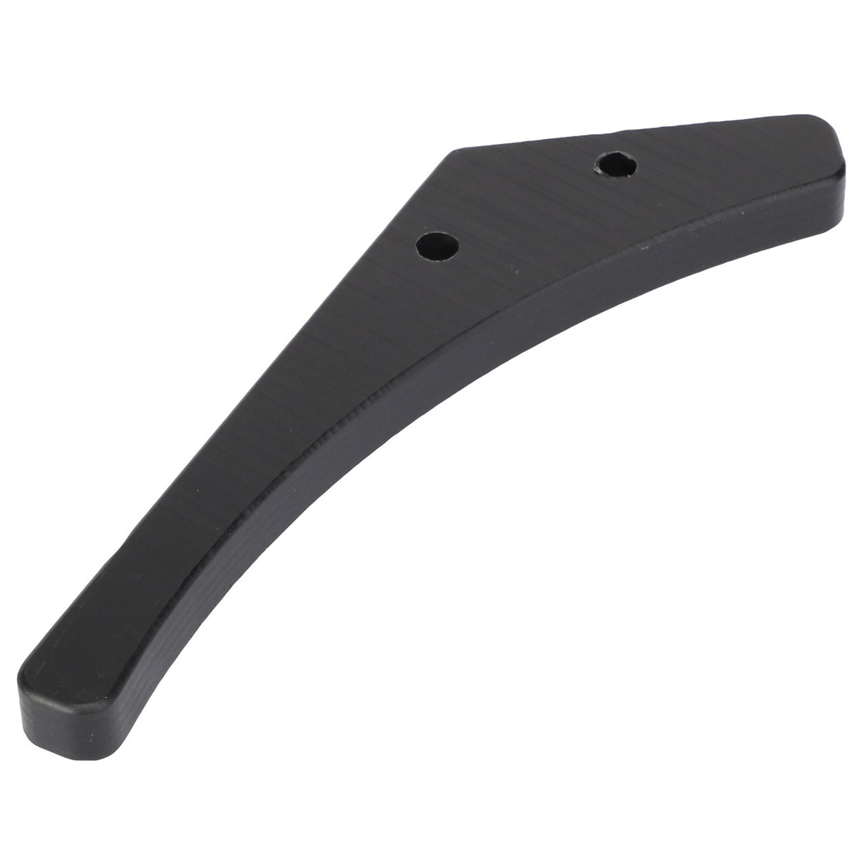 Product Name: AGCO | Seal - Acw2390960  
Brand Name: AGCO  
A black, L-shaped plastic bracket with two holes for mounting. No current product description information is available.