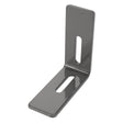 The AGCO Bracket - Acw1846770 is a gray metal right-angle bracket featuring two oval-shaped holes, designed for support or mounting. No further product description information is currently available.