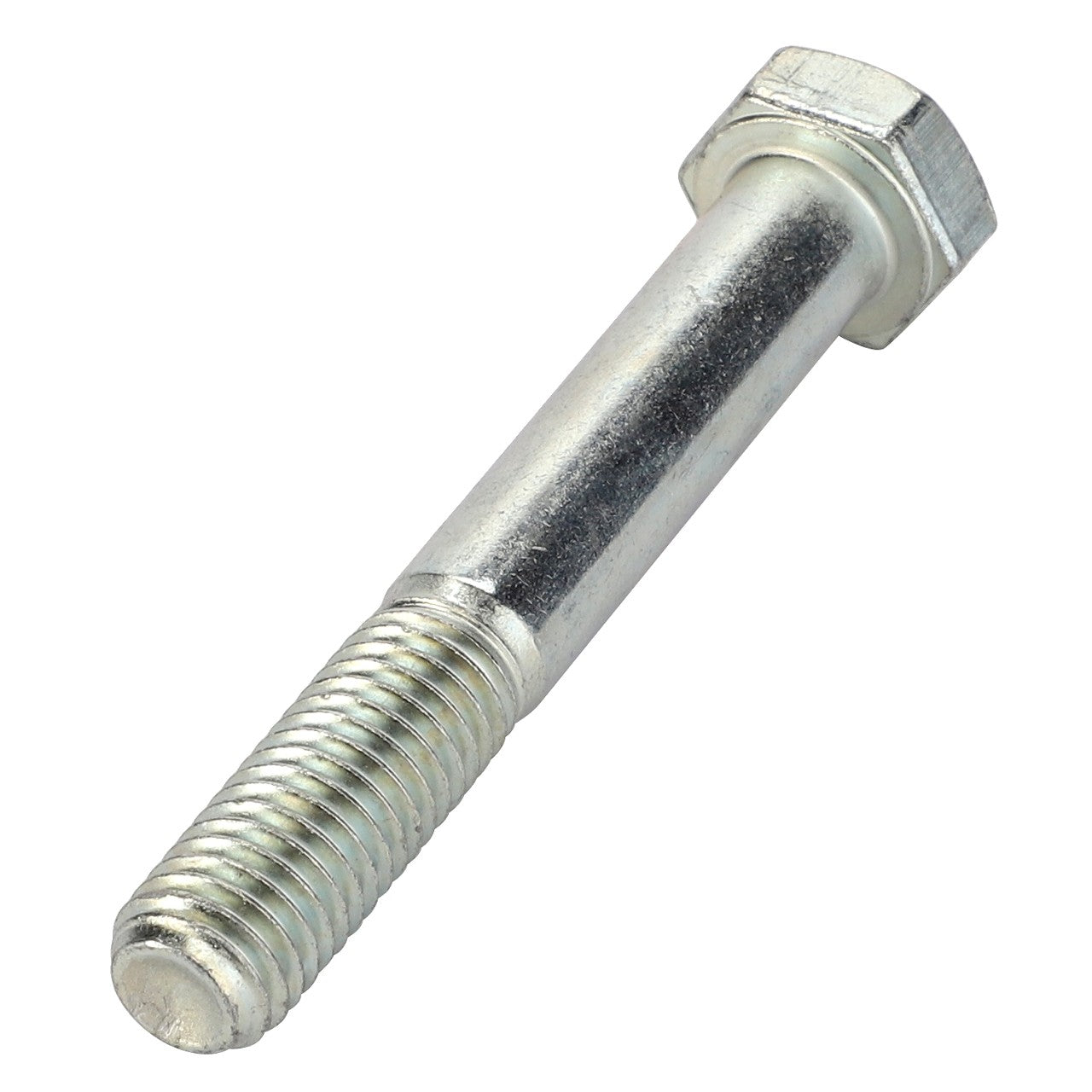 Introducing the AGCO | Hexagonal Head Bolt - Fel116535 by AGCO, a high-quality metallic hex bolt with a threaded shaft and hexagonal head.