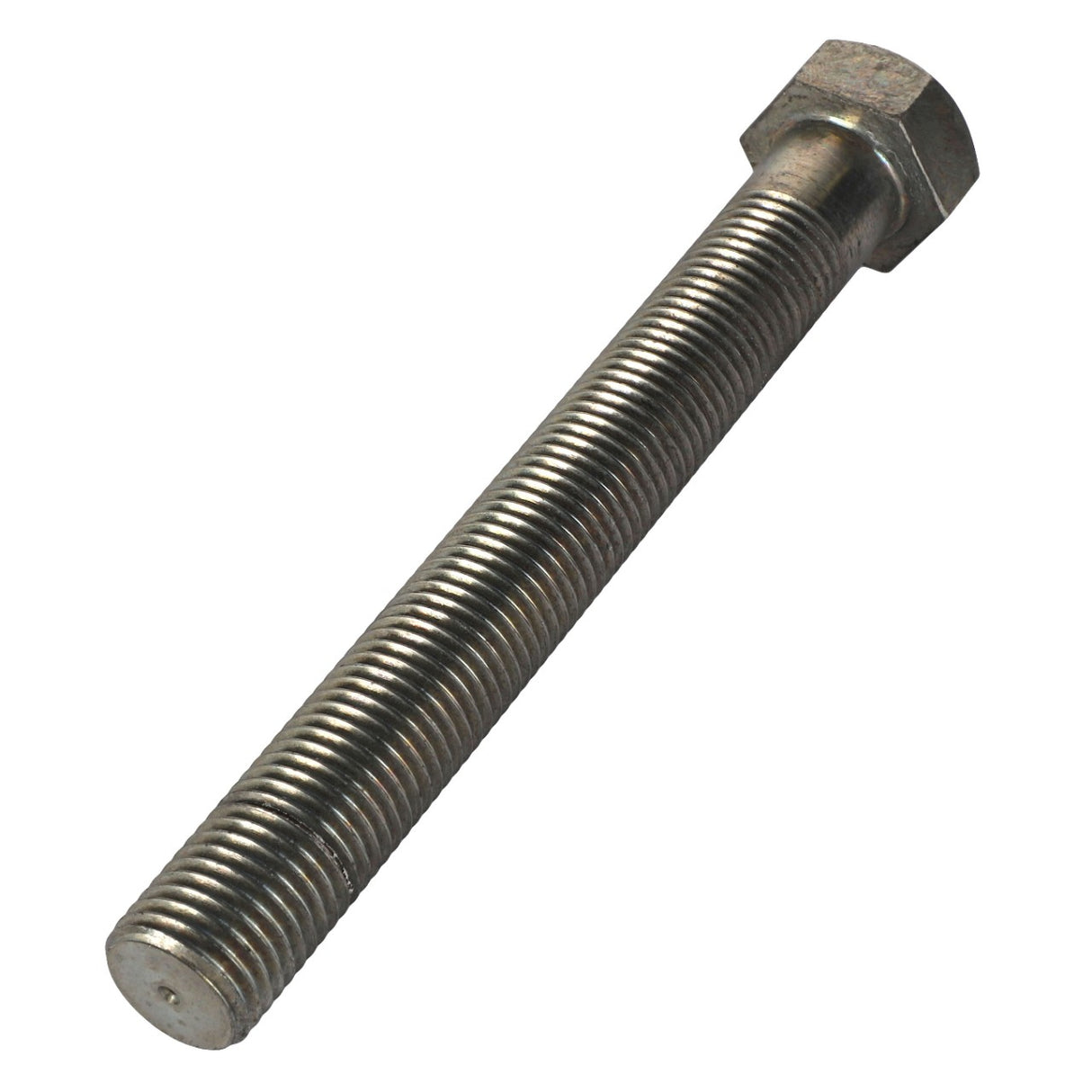The AGCO SCREW - AL10357810 is a diagonally positioned metallic hex bolt featuring a threaded shaft and a hexagonal head. No current product description information is available.