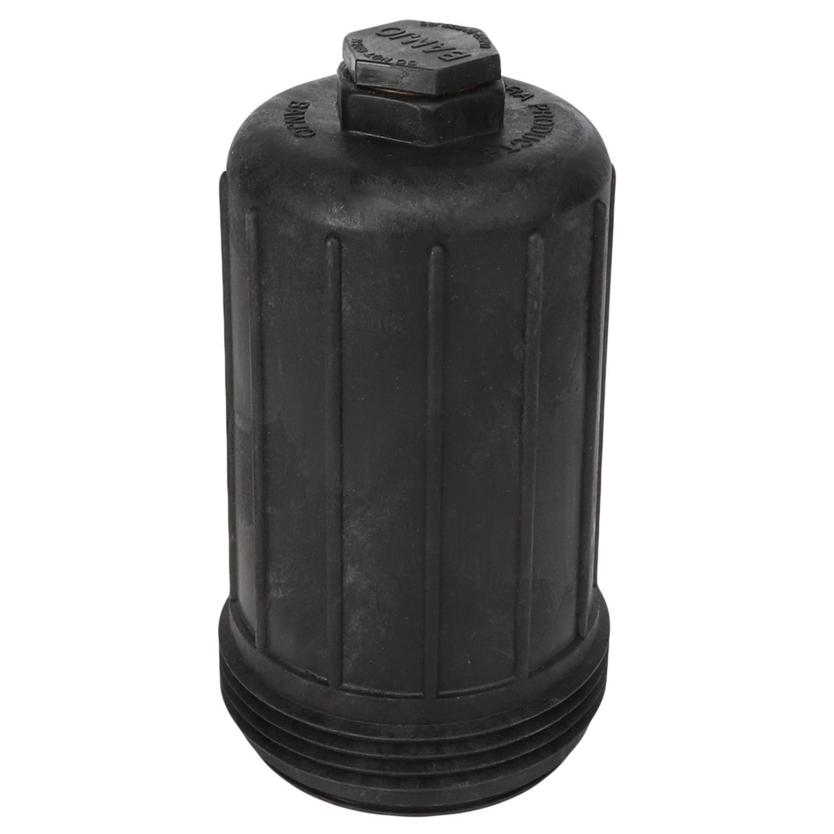 The AGCO | FILTER BOWL - AG001978, a black plastic cap with a hexagonal top and threaded base, is now available for ordering. For any questions, our support team is ready to assist.