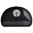 Here is the revised sentence using the provided product data:
The AGCO Instrument Panel - Acw123163A features a black dashboard with a white RPM gauge that displays 0 to 25 x1000 RPM. There is no current product description information available.