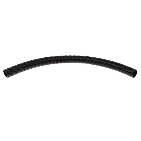 The AGCO | Air Hose - Acw4912120, a black, flexible corrugated hose with a slight curve, is shown against a plain white background in this product description.