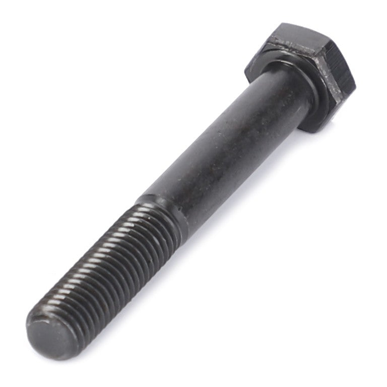 Here is the revised sentence based on the given product data:
The AGCO Hex Head Bolt - 0901-10-50-00 features a hexagonal head, threading on the lower half, and a smooth cylindrical body on the upper half, designed for a 53mm fitment in Fendt models.