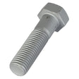 Close-up of an AGCO Hex Bolt (model Acw0936510) featuring a metallic threaded shaft and a flat hexagonal head. No current product description information is available.