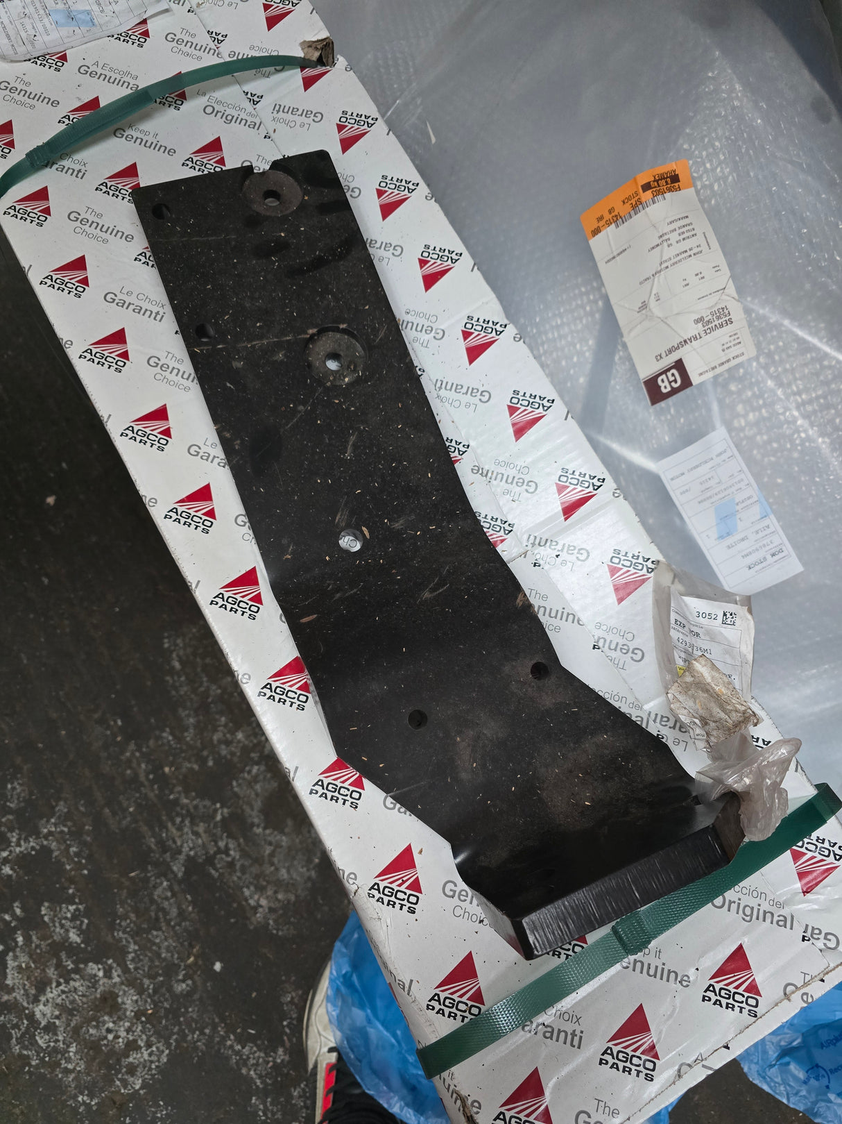 *STOCK CLEARANCE* - AGCO Exhaust Bracket 4293536M1 for MF T3 Tractors | OEM Fitment