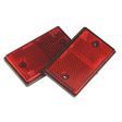 Reflex Reflector Red Oblong Pack of 2 - TB24 - Farming Parts