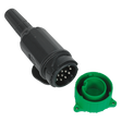 Towing Plug 13-Pin Euro Plastic 12V - TB53 - Farming Parts