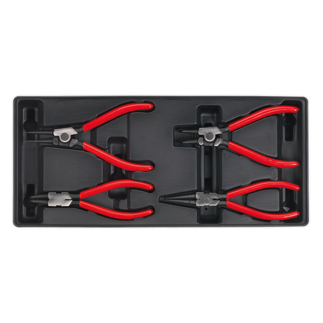 Tool Tray with Circlip Pliers Set 4pc - TBT03 - Farming Parts