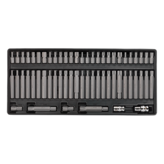 Tool Tray with Security TRX-Star*/Hex/Ribe/Spline Bit Set 60pc - TBT11 - Farming Parts