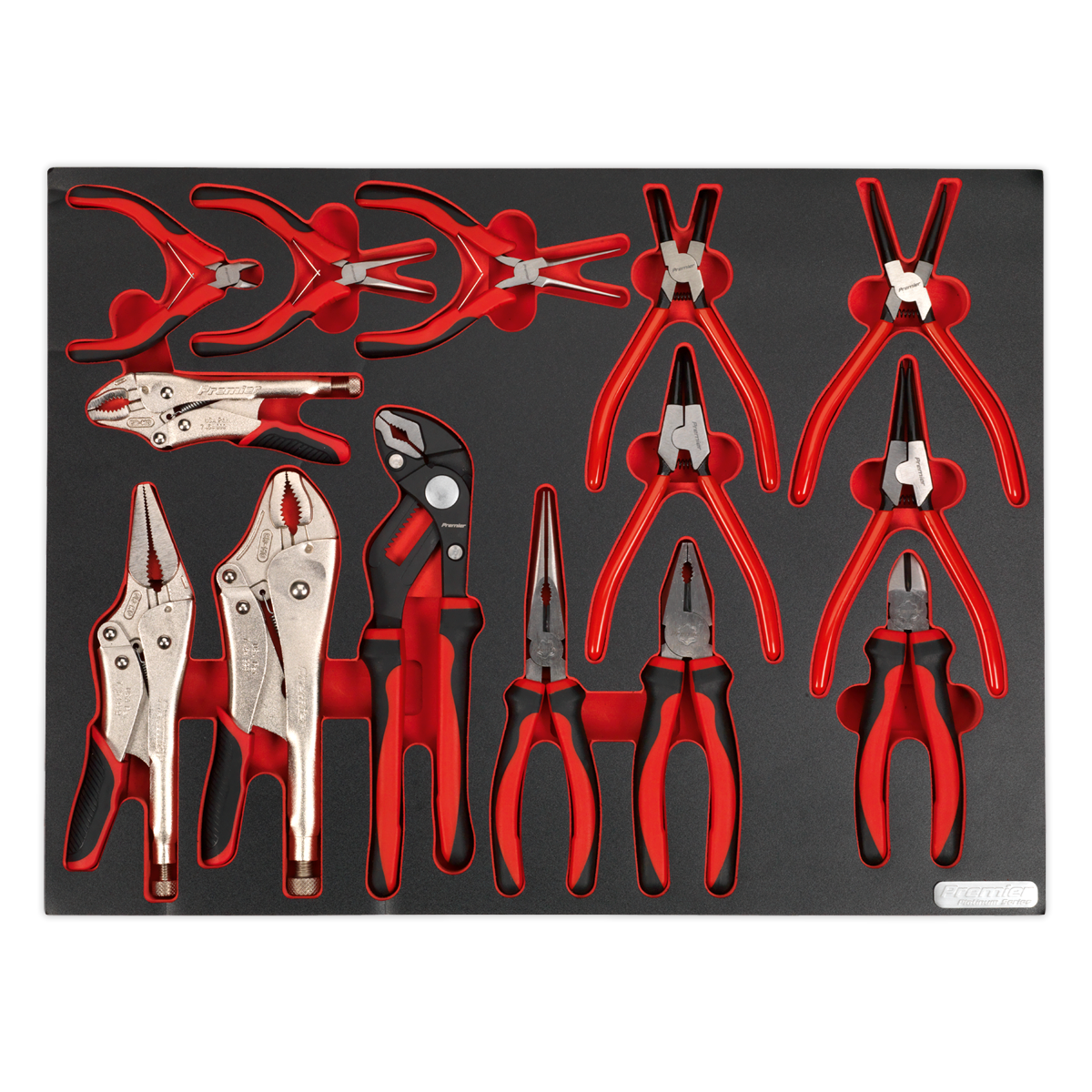Tool Tray with Pliers Set 14pc - TBTP05