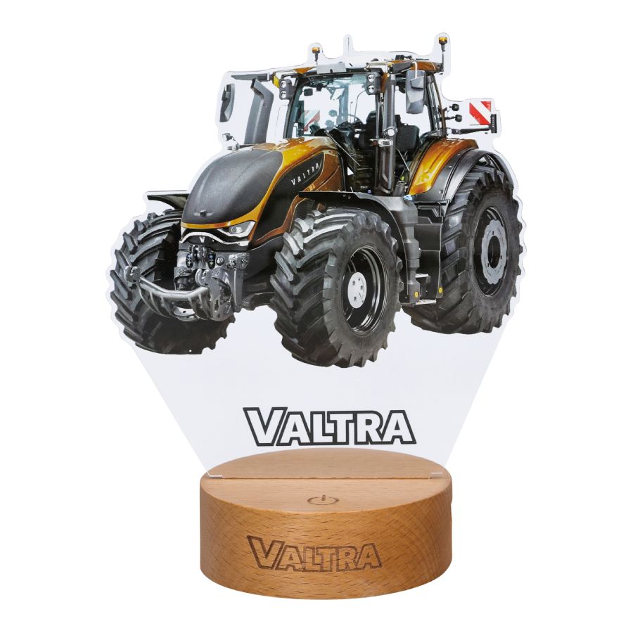 Valtra S416 3D LED Desk Light with Wooden Base - V42808460