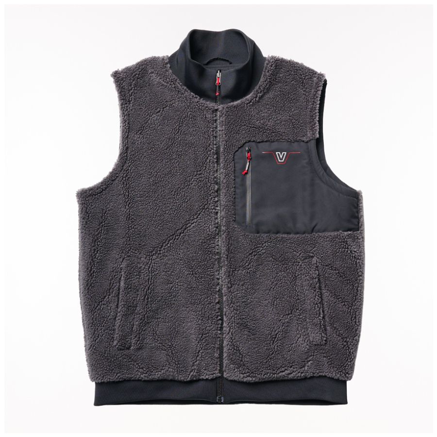 Valtra Reversible Teddy Fleece Gilet – Grey & Black – V4281102