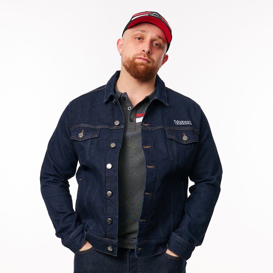 Valtra Denim Work Jacket – Stretch Cotton Workwear Jacket – V4281180