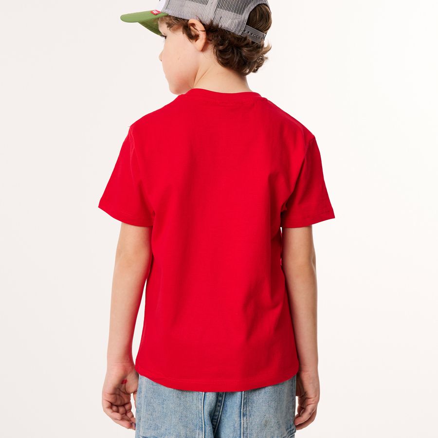 Fendt Kids Red Power T-Shirt 100% Cotton with Tractor Print - X99102519