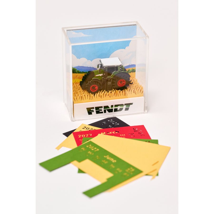 Fendt 3D Tractor Weekly Desk Calendar 2027 Limited Edition | X991026082000