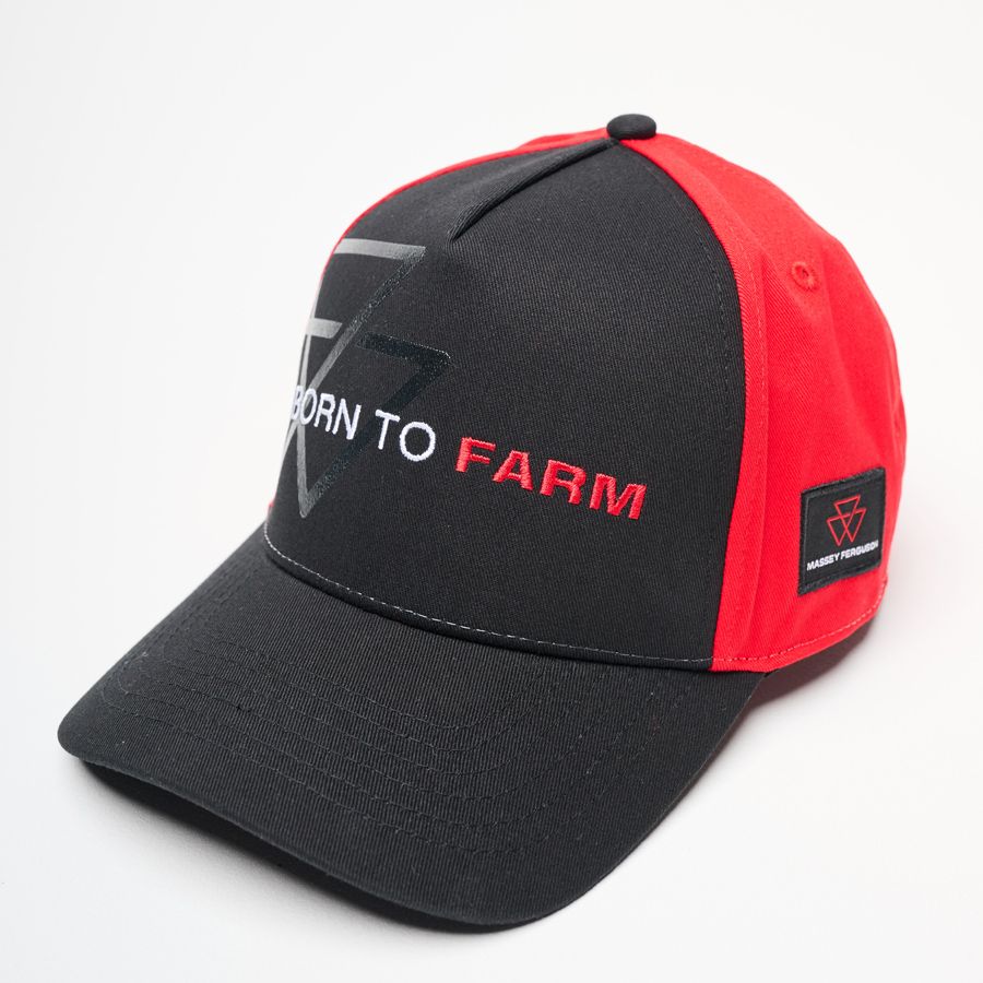 Massey Ferguson Born to Farm Cap – Two-Tone Adjustable Hat | X993232205000