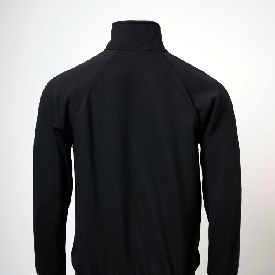 Men’s Black 1/4 Zip Sweatshirt MF Cotton Blend 280g – X993422501