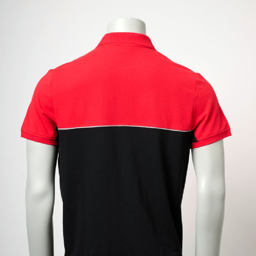 Men’s Red & Black Polo Shirt MF Slim Fit Eco Blend - X993422502