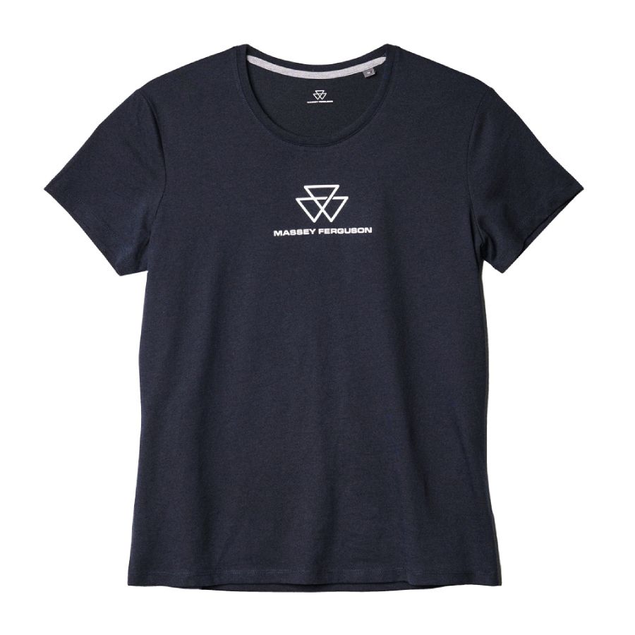 MF Women's Navy Blue Cotton T-Shirt X993422606