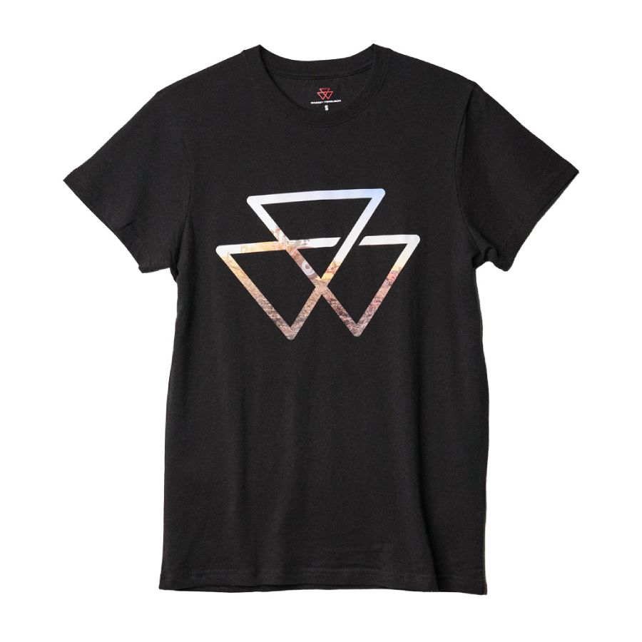 MF Landscape Logo Black Cotton T-Shirt X993442602