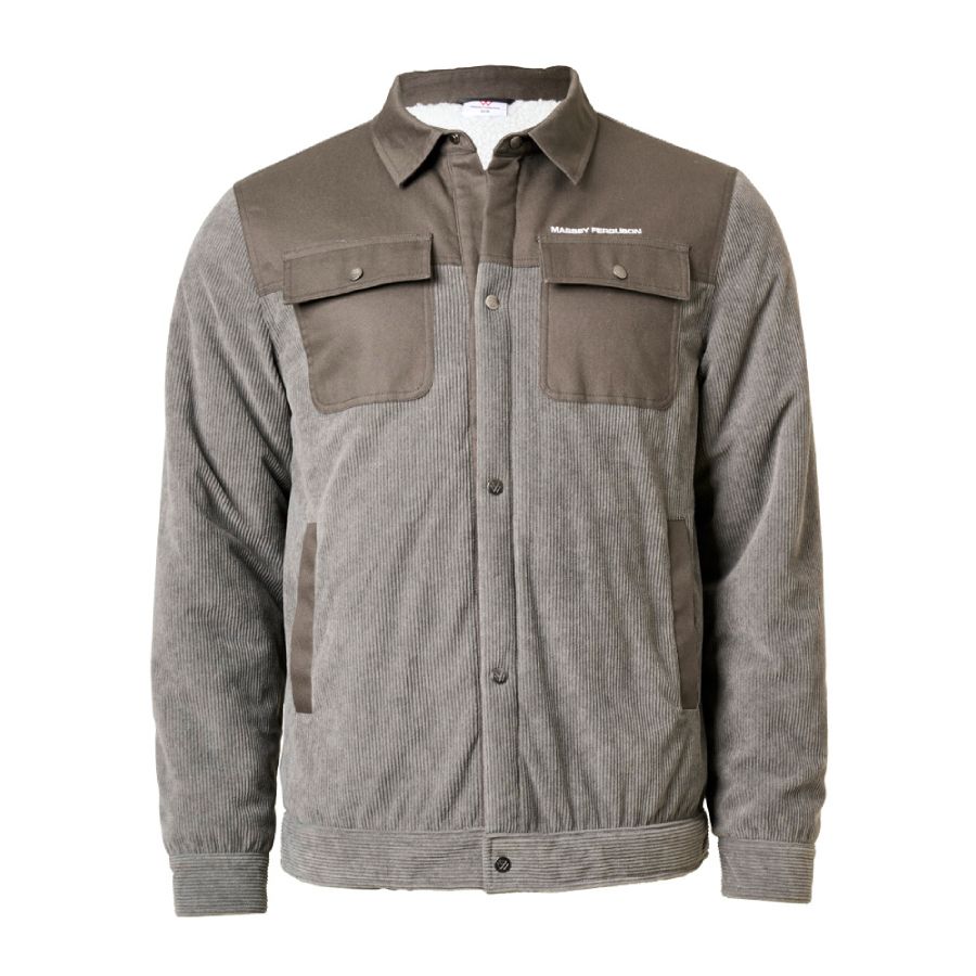 Corduroy Black Jacket with Warm Lining & Cotton Canvas | X993602501