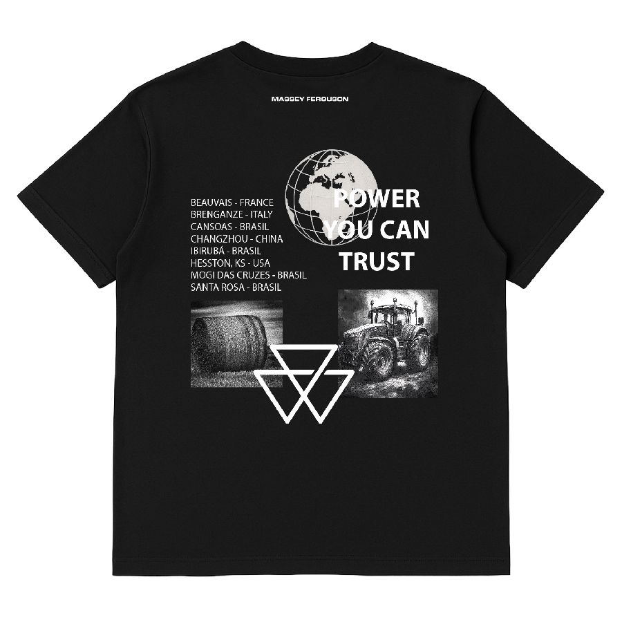 Massey Ferguson Urban Line Black T-Shirt – MF 9S Logo | X993602504