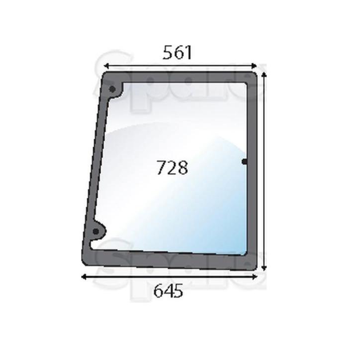 Side Glass RH - S.100505 - Farming Parts