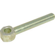 A Sparex Top Link Threaded Eye bolt (Sparex Part No. S.10291) with a 1 1/4'' RH threaded shaft and an eye loop head (Eye Ø 28mm) on one end, featuring a thread length of 193mm.