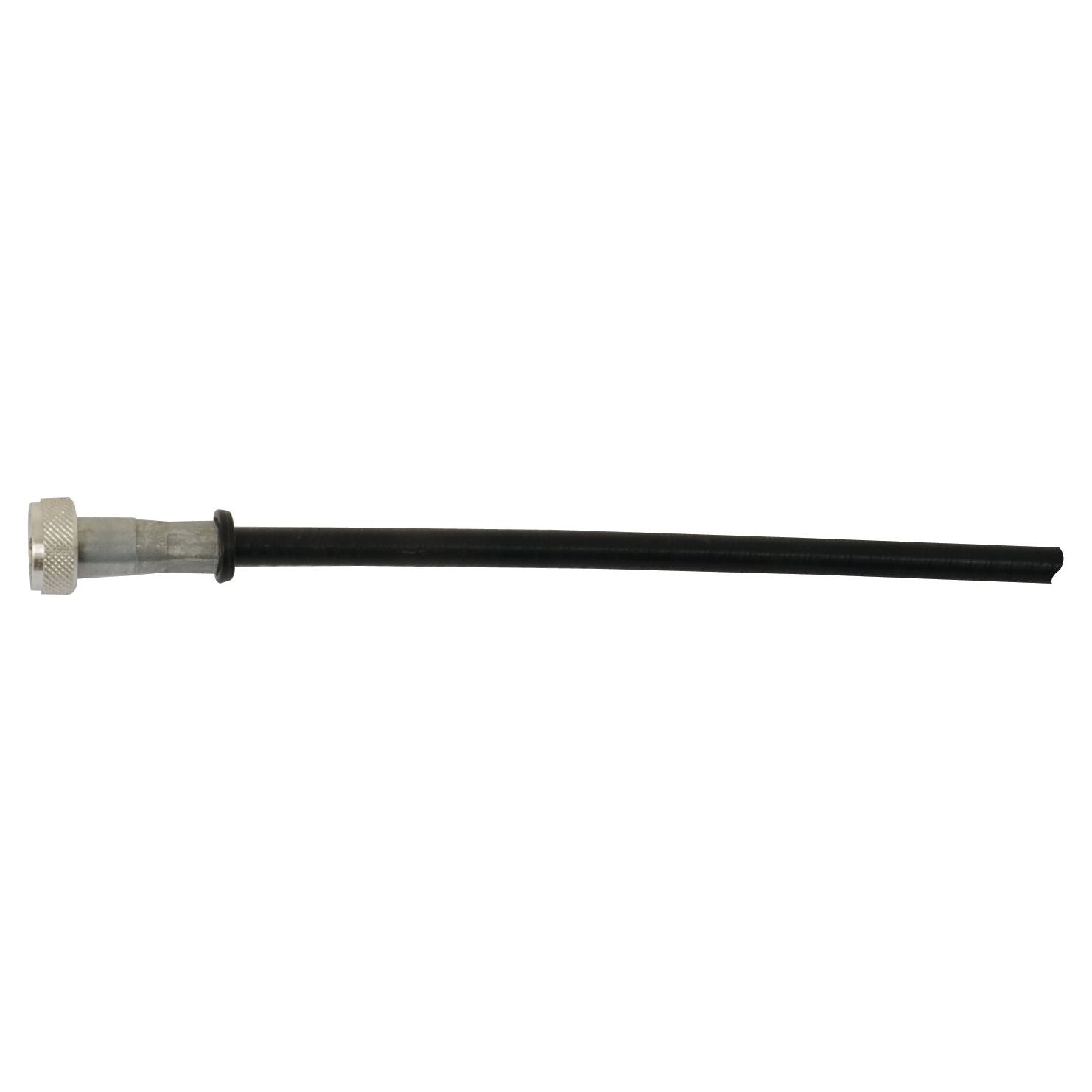 A black, elongated handle tool with a silver metal cap on one end, resembling the Sparex Drive Cable (Part No. S.103249), which has an outer cable length of 2093mm and a total length of 2102mm.