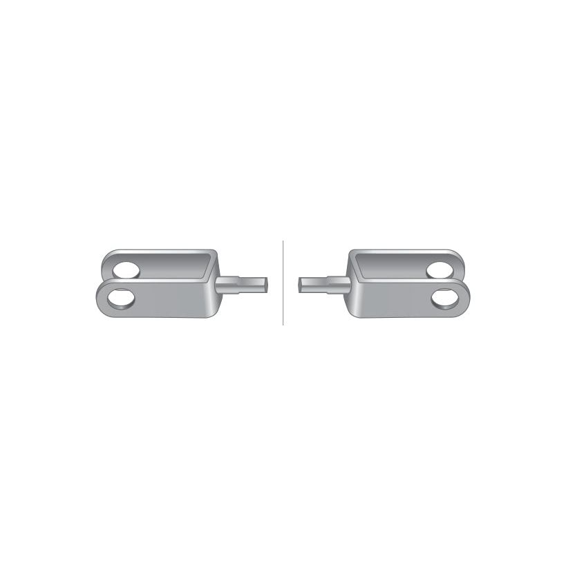 Hand Throttle Cable - Length: 550mm, Outer cable length: 410mm.
 - S.103273 - Farming Parts